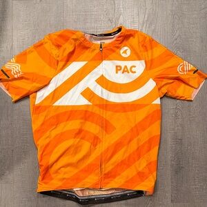 Men's Pactimo Summit Orange Cycling Jersey - XL